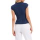 thumbnail image 3 of INSPIRE CHIC Blusa Peplum para Mujer Manga Corta Cuello Redondo Cintura Fruncida Casual Azul Marino M, 3 of 6