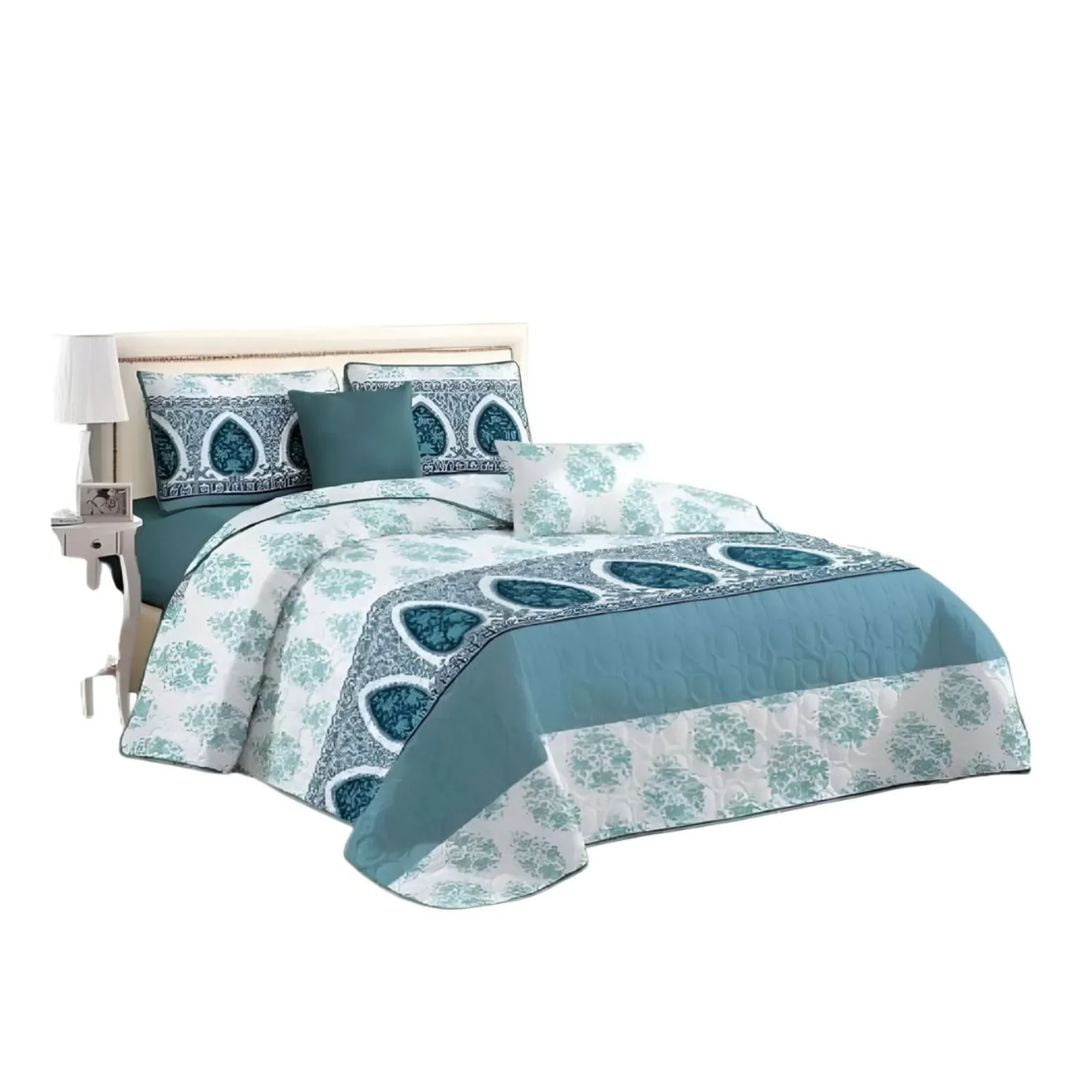 Genérico - Cubrecama Quilt Verano 1.5 Plazas - Compostela Kfl117