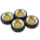 thumbnail image 4 of 4x 1:10 RC Llantas Y Neumáticos Reemplazos Para Vehículos HSP Control Remoto, 4 of 5