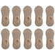 thumbnail image 1 of 10 pares de calcetines tobilleros finos de corte bajo para mujer, calcetines casuales de color liso., 1 of 5