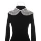 thumbnail image 3 of INSPIRE CHIC Cuello Falso Desmontable, Mini Capa de Bordado Semitransparente Cuello Ruff Dickey para Blusa Talla Única Blanco-3, 3 of 5