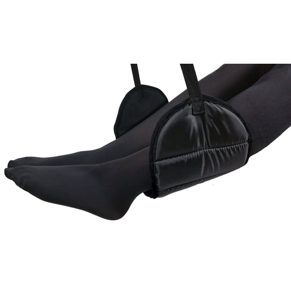 Descansapiés para avión Sleepy Ride de espuma viscoelástica premium, negro