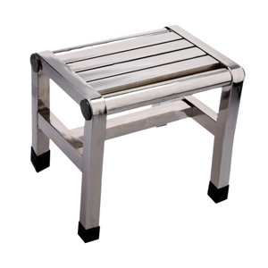 Bothyi - Taburete De Metal Para Cambiar Zapatos, Para El Hogar, Para Baño, Apartamento, Personas Mayores, 31 Cm X 21,6 Cm X 31 Cm