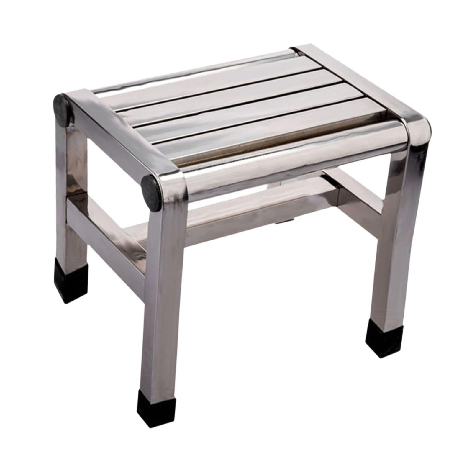 Bothyi - Taburete De Metal Para Cambiar Zapatos, Para El Hogar, Para Baño, Apartamento, Personas Mayores, 31 Cm X 21,6 Cm X 31 Cm