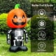 thumbnail image 4 of Calavera inflable para Halloween de 4 pies, diseño de hombre calabaza con LED, marca VOCADE, 4 of 7