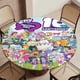 thumbnail image 5 of Equestria Girls theme Fitted Round Tablecloths Elastic Edged Table Covers Waterproof Table Cloth For Kitchen Holiday Party Tables Decor 120cm, 5 of 6