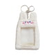 thumbnail image 4 of Funda Protectora De Felpa Con Soporte Para Llavero De Felpa Para Tarjeta De Autobús Blanca, 4 of 5