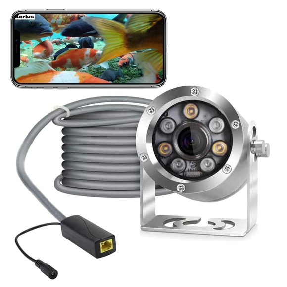 Cámara Barlus 5MP 100° Gran Angular IP68 con Cable de 9 m
