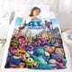 thumbnail image 5 of Monsters University anti-pilling, suave, ligera, esponjosa y acogedora de lujo para hogar y cocina – Perfecta para niños y adultos,130X150cm, 5 of 6