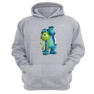 Genérico - Polerón Canguro Fabrica De Monstruos Gris Claro Talla Xs Unisex