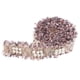 thumbnail image 4 of 1 yarda de ajuste de cinta de encaje vintage para la boda arte de costura nupcial rosa gris, 4 of 5