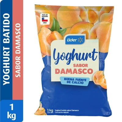 Yoghurt Batido Sabor Damasco 1 Kg Lider