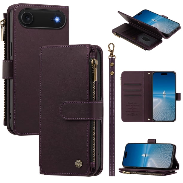 Cartera para iPhone Air con Ranuras para Tarjetas, Morado