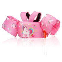 Brazalete De Natación Moko Para Niños De 9 A 23, 18 A 23 Kg, Unicornio Rosa