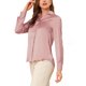 thumbnail image 4 of INSPIRE CHIC Camisas Elegantes para Mujer Cuello de Punta Manga Larga Blusa de Satén Suave Conjunto para Maestra de Regreso a Clases Rosa Empolvado XS, 4 of 8