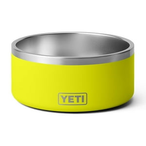 Cuenco Para Perros Yeti Boomer 8 De Acero Inoxidable 1.9L Firefly Yellow