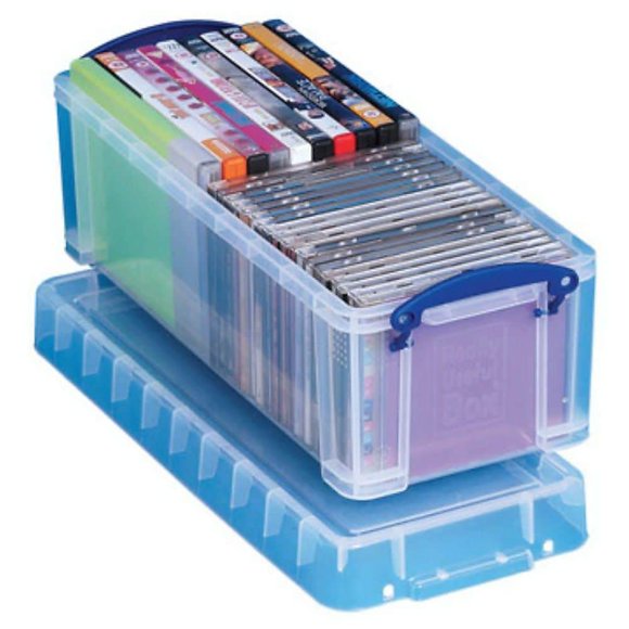 Caja de Almacenamiento Really Useful Box de 6,5 L Transparente
