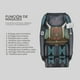 thumbnail image 4 of Sillón de Masajes R3000 Reclinable con Gravedad Cero Relan, 4 of 16