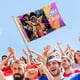 thumbnail image 4 of Chica Luna Bandera impresa con temática, regalo perfecto para fanáticos, amigos y familiares, y adecuada para actividades al aire libre e interiores, decoraciones de fiesta. 60*90CM, 4 of 6