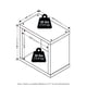thumbnail image 5 of Repisas flotantes Furinno Cubicle para pared, blancas, 5 of 7