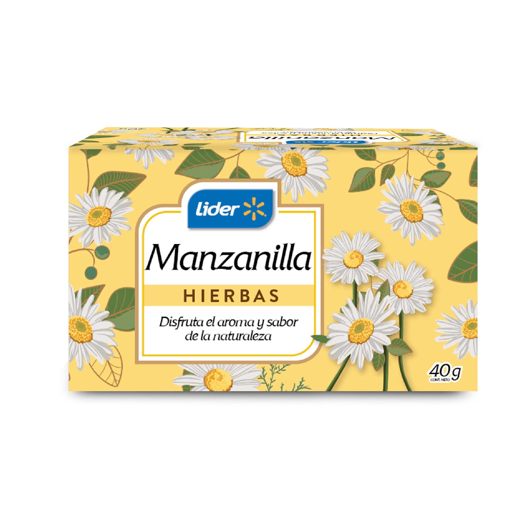 Hierba Manzanilla 20 Un Caja 20 Un Lider