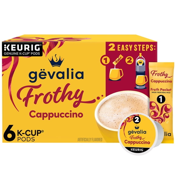 Cápsulas de café Gevalia Cappuccino espumoso 6 unidades