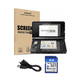 thumbnail image 1 of Nintendo 3DS Handheld Gaming Console - Cosmo Black (Refurbished) Bundle with RetroFam 32GB SD Card & Glass Screen Protector, 1 of 5