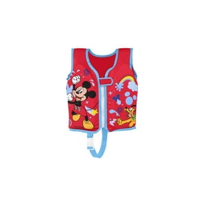 Chaleco Salvavidas Espuma Mickey Para Niños 3-6 Años Bestway Rojo
