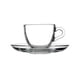 thumbnail image 2 of Set de 6 Tazas Vidrio Con Platillo 85cc Cafe Té, 2 of 2