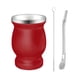 thumbnail image 2 of Yerba Mate Cup 230ml Robusto Moderno Doble Pared Para Dormitorio Hogar Dormitorio Rojo, 2 of 5