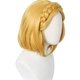 thumbnail image 3 of Peluca Linfairy, corta, rubia, para Halloween, con 2 orejas de elfo, 3 of 5