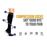 Only Zaza - Tripack De Calcetines De Compresión Graduada Médica - Venas Varicosas