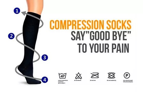 Only Zaza - Tripack De Calcetines De Compresión Graduada Médica - Venas Varicosas