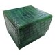 thumbnail image 4 of Caja Para Baraja De Cartas Coleccionables, Almacenamiento De Piel Sintética Para álbum De Cartas De Fútbol TCG, Color Verde, 4 of 5