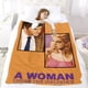 thumbnail image 5 of Una Mujer Bajo la Influencia anti-pilling, suave, ligera, esponjosa y acogedora de lujo para hogar y cocina – Perfecta para niños y adultos,120X150cm, 5 of 6