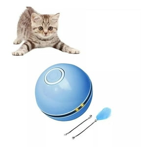 Defensor - Pelota De Juguete De Gato Eléctrico Interactivo Para Gatito Color Azul