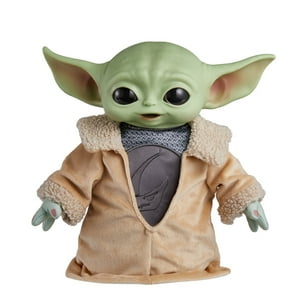 Peluche Star Wars Grogu Clásico Con Armadura Beskar