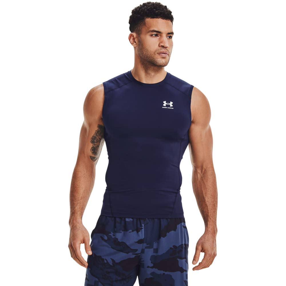 Camiseta Sin Mangas De Compresión Under Armour Heatgear Para Hombre