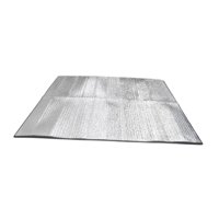 Magideal - Estera De Camping De Papel De Aluminio, Almohadilla Para Dormir, Portátil, Resistente Al Desgaste, Plegable, Estera De Tienda De Campaña Para Acampar 150 Cm X 200 Cm X 35 Mm