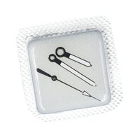 Ioensy - Juego De Manecillas Para Reloj, Accesorios Para Reloj, Hora Y Minuto De Acero De Aleación Para Nh35/Nh36, Blanco