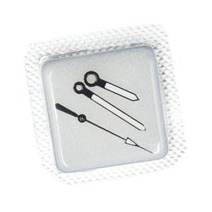 Ioensy - Juego De Manecillas Para Reloj, Accesorios Para Reloj, Hora Y Minuto De Acero De Aleación Para Nh35/Nh36, Blanco