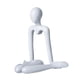 thumbnail image 2 of Thinker Escultura Abstracta Adorno De Escritorio Para Oficina Chimenea Sala De Estar Blanco, 2 of 3