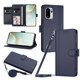 thumbnail image 1 of Funda Billetera para OnePlus 15R, Cuero Sintético con Cierre, Azul, 1 of 6
