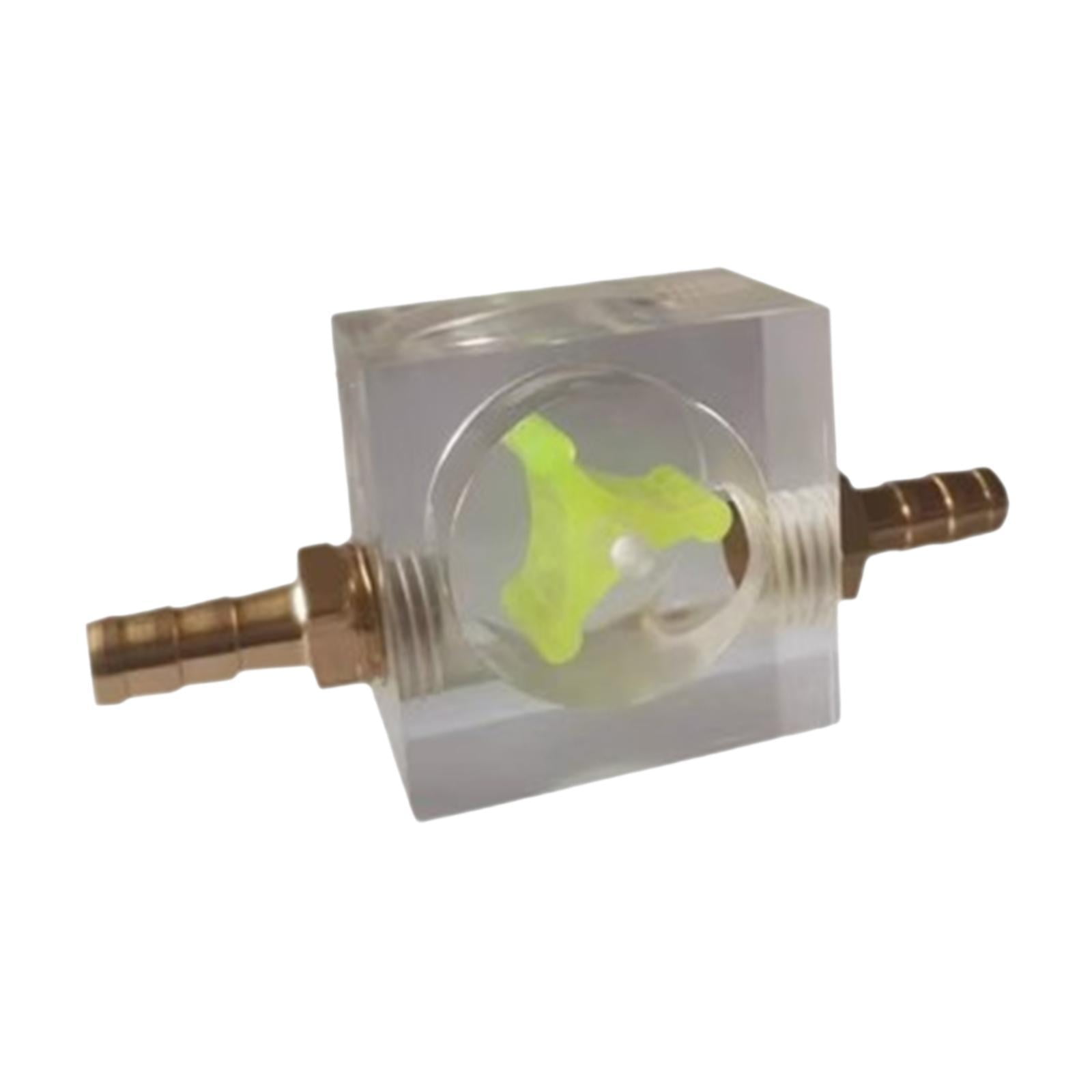 Bothyi - Indicador De Flujo De Agua De 8 Mm Sistema De Enfriamiento De Agua Acrílico Para La Computadora Portátil De Computadora Tipo D