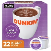 Chocolate Con Leche Dunkin' Donuts K-Cup Con Chocolate Caliente, 22 Porciones