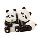 thumbnail image 1 of 2 Piezas Lindos Panda Bookends Decoración Decoración Home Office Desk Birthends Decorative Bookends, 1 of 5