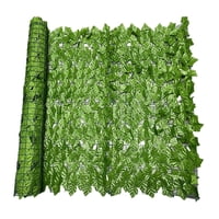 Ioensy - Valla De Privacidad De Hojas Artificiales, Pantalla De Pared, Decoración De Hojas De Vid De Imitación Para Patio, Verde Claro, 0,5X1M