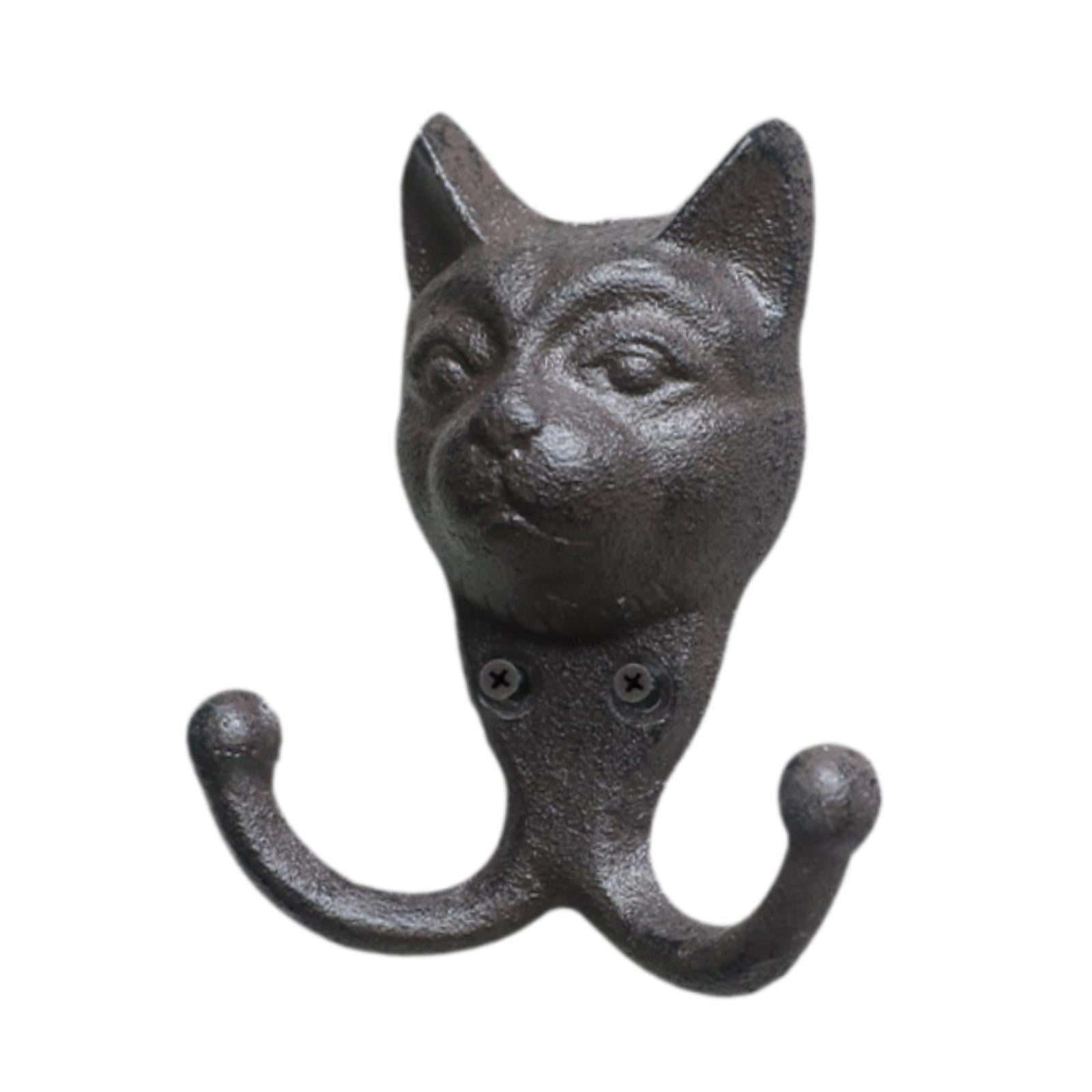 Bothyi - Figura De Cabeza De Animal Con Ganchos De Pared Para El Pasillo, Resistente Percha Para Llaves, Batas