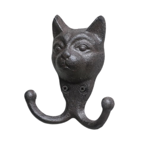 Bothyi - Figura De Cabeza De Animal Con Ganchos De Pared Para El Pasillo, Resistente Percha Para Llaves, Batas