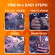 thumbnail image 5 of Fire Striker KonvoySG de acero al carbono con piedra de pedernal y tela de carbón, 5 of 7